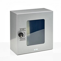 SmartCase Indoor AED Cabinet With Lock (Grey) 