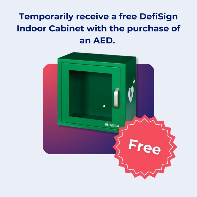 AED + Free Indoor Cabinet