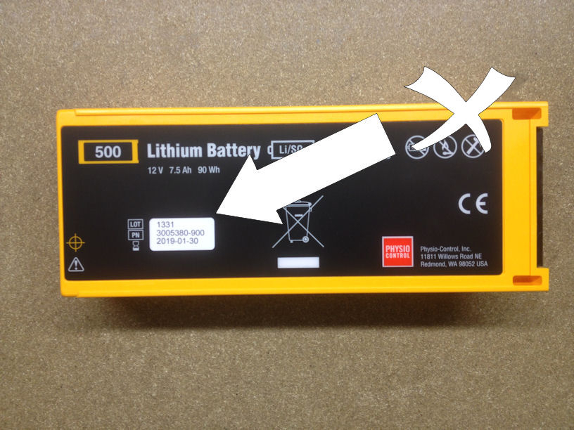 Lifepak Battery